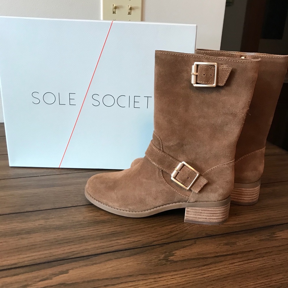 Mid calf booties